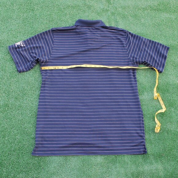 ⚾🍺Antigua MLB Cleveland Indians Budweiser striped Polo - Picture 6 of 7